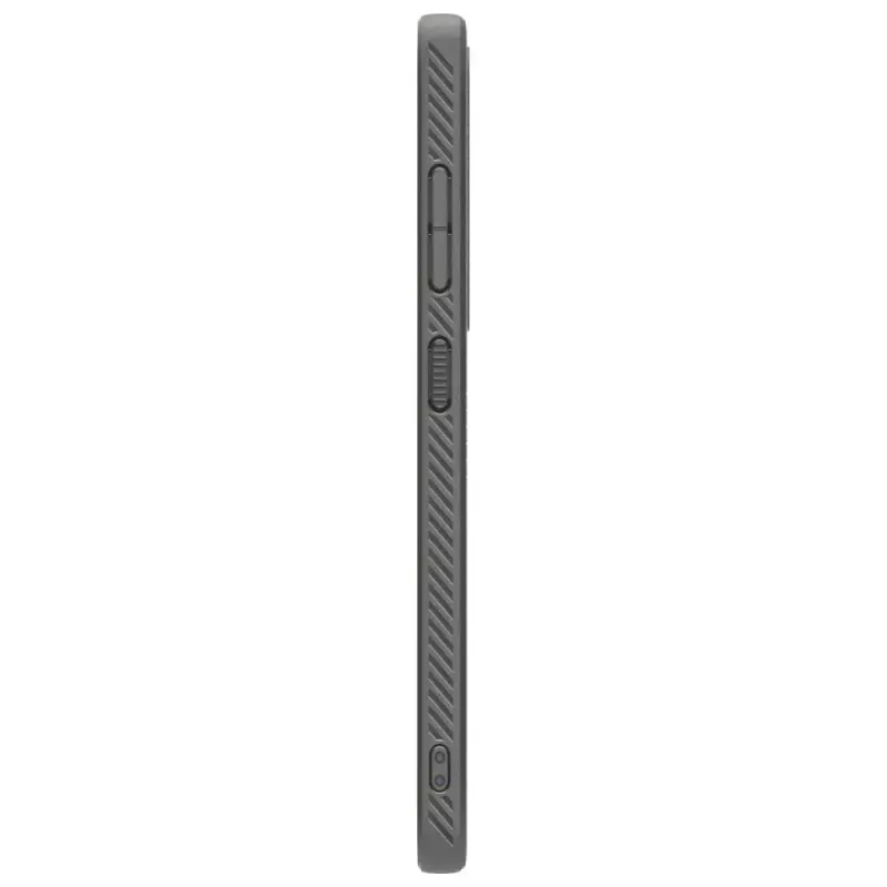 Funda protectora Spigen Liquid Air para Galaxy S25 — Marble Gris, delgada, amortiguadora de impactos