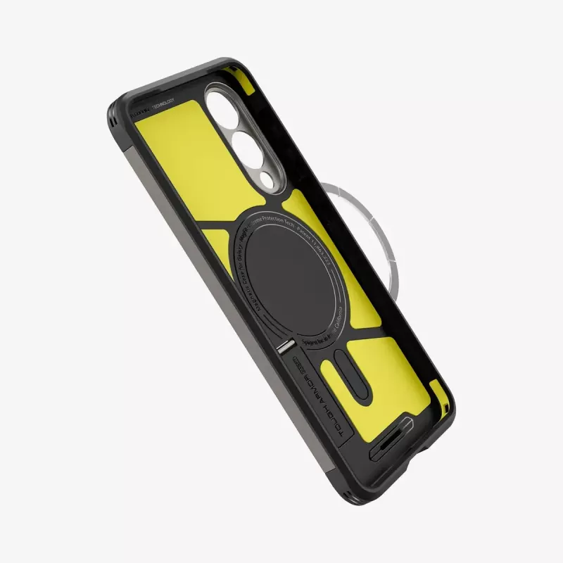 Funda Spigen Galaxy S25 Edge Tough Armor AI MagFit Gunmetal