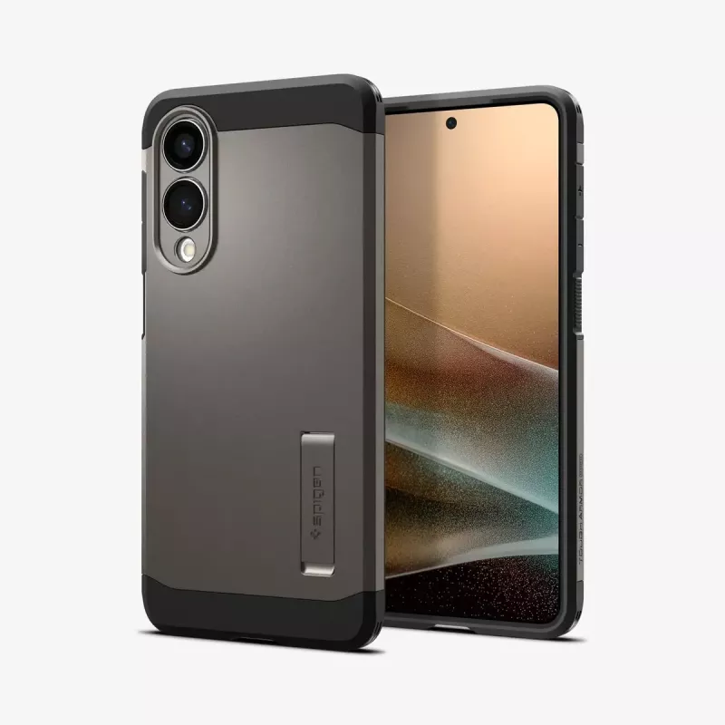 Funda Spigen Galaxy S25 Edge Tough Armor AI MagFit Gunmetal