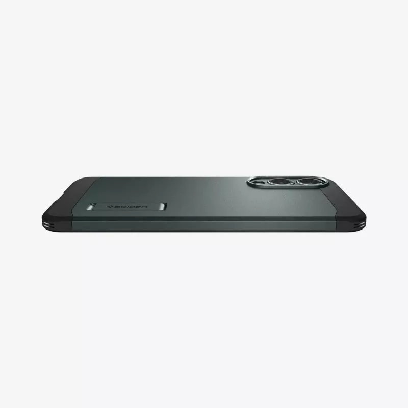 Funda Spigen Galaxy S25 Edge Tough Armor AI Abyss Verde