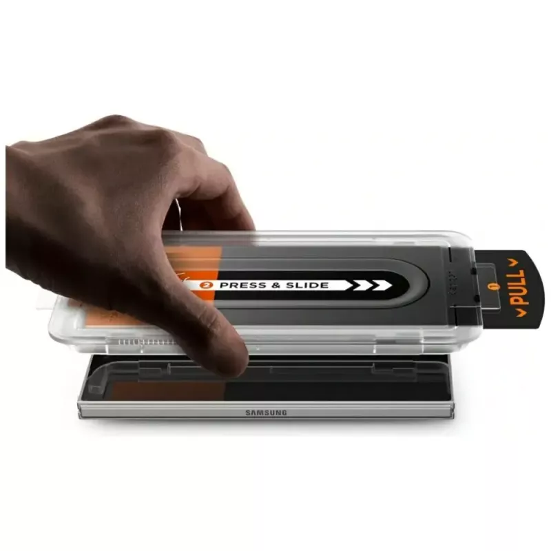 Protector de pantalla de cristal templado Spigen Glas.Tr EZ FIT Pro HD para Samsung Galaxy Z Fold7 — Antirrayaduras, Montaje sencillo