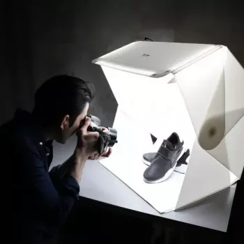 Caja de luz fotográfica Orangemonkie Foldio3