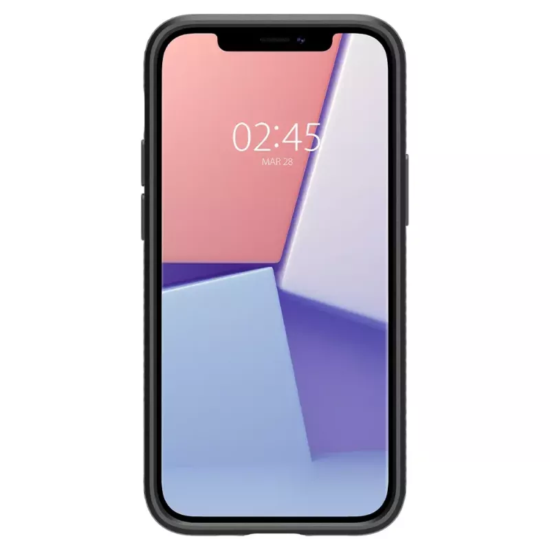 Funda Spigen Liquid Air iPhone 12 12 Pro negra