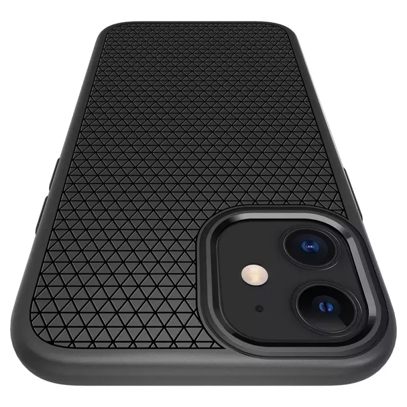 Funda Spigen Liquid Air iPhone 12 12 Pro negra