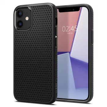 Funda Spigen Liquid Air iPhone 12 12 Pro negra