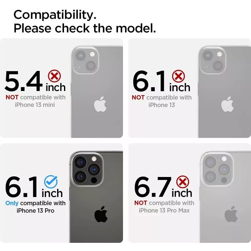 Protector de pantalla Spigen AGL03391 para Apple iPhone 13/13 Pro de cristal templado