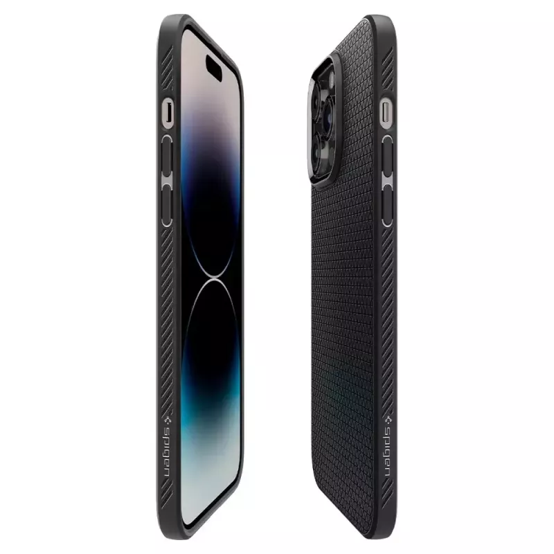 Funda Spigen Liquid Air iPhone 14 Pro Max 17 cm negra