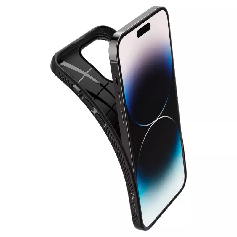 Funda Spigen Liquid Air iPhone 14 Pro Max 17 cm negra