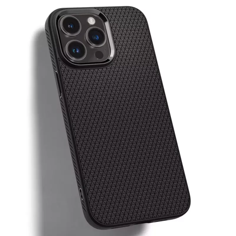 Funda Spigen Liquid Air iPhone 14 Pro Max 17 cm negra