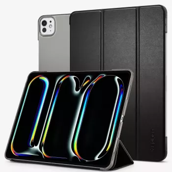 Funda tipo folio Spigen iPad Pro 11 2024 Smart Fold negra