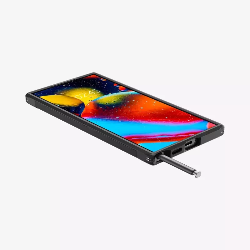 Funda para móvil Spigen Tough Armor negra Galaxy S24 Ultra 17,3 cm