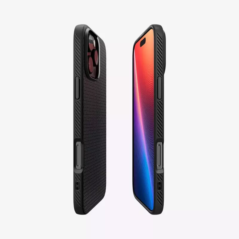 Funda Spigen Liquid Air iPhone 16 Pro Max 17,5 cm negra