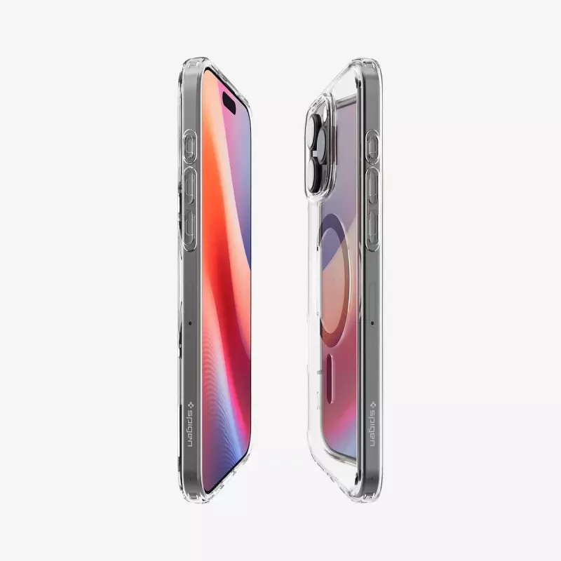 Funda para móvil Spigen Ultra Hybrid (MagFit) 17,5 cm transparente