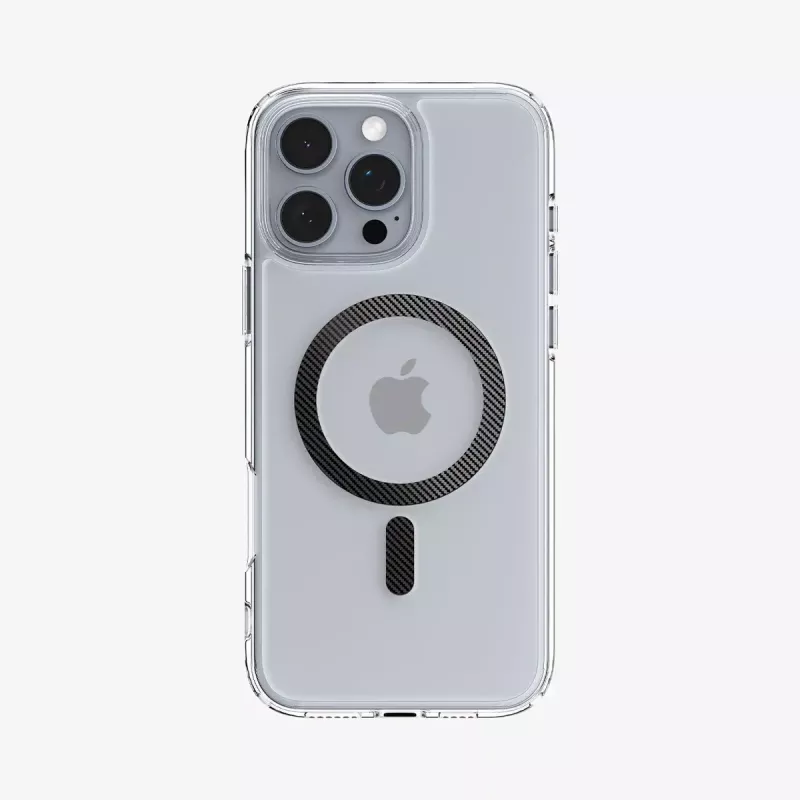 Funda para móvil Spigen Ultra Hybrid (MagFit) 17,5 cm transparente