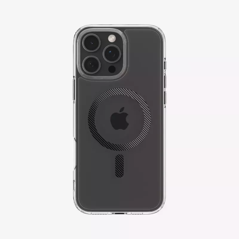 Funda para móvil Spigen Ultra Hybrid (MagFit) 17,5 cm transparente