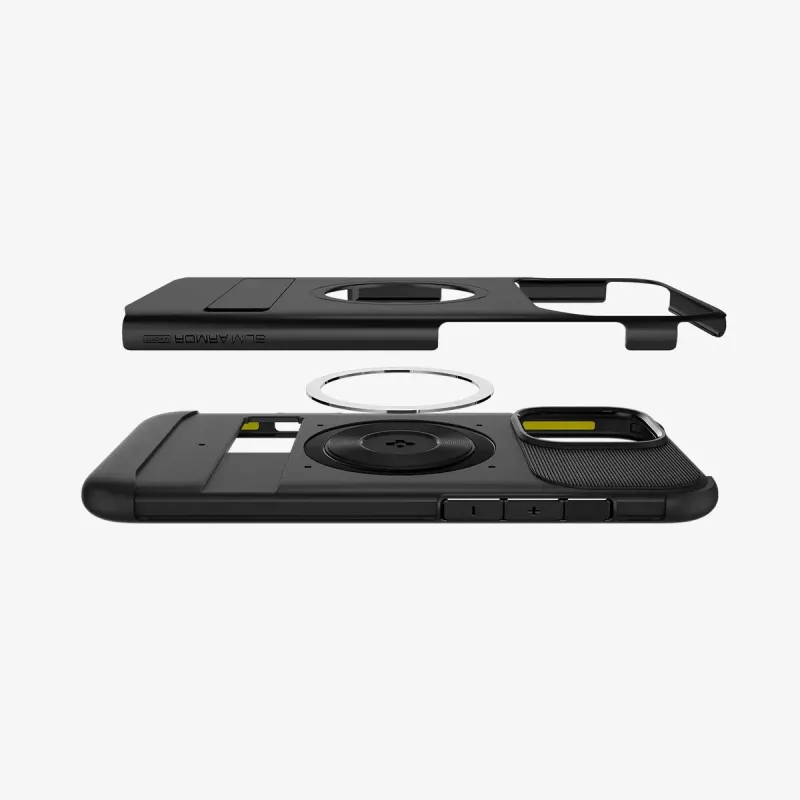 Funda para móvil Spigen Slim Armor (MagFit) funda negra 17,5 cm