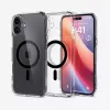 Funda para móvil Spigen Ultra Hybrid (MagFit) funda negra transparente para iPhone 16 Plus