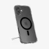 Funda para móvil Spigen Ultra Hybrid (MagFit) funda negra transparente para iPhone 16 Plus