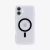 Funda para móvil Spigen Ultra Hybrid (MagFit) funda negra transparente para iPhone 16 Plus