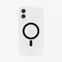Funda para móvil Spigen Ultra Hybrid (MagFit) funda negra transparente para iPhone 16 Plus
