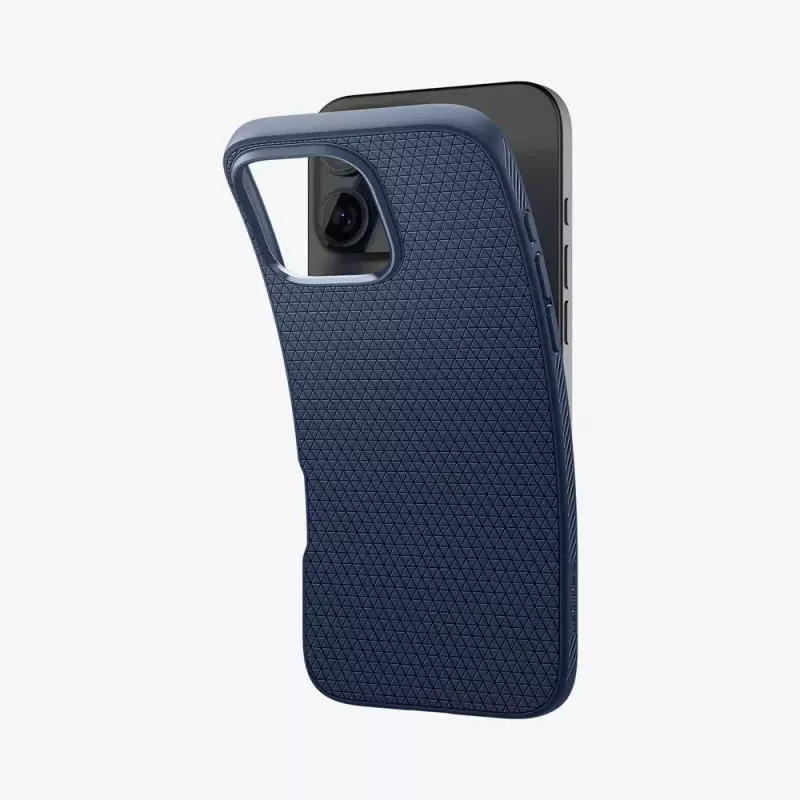 Funda para móvil Spigen Liquid Air funda navy para iPhone 16 Pro