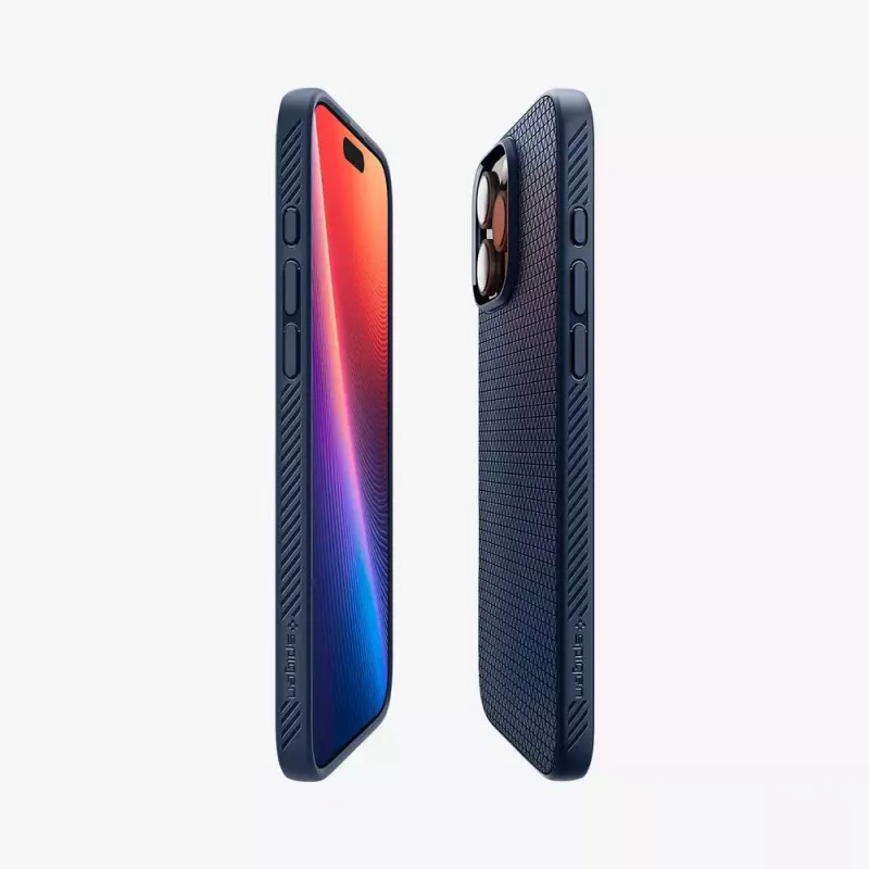 Funda para móvil Spigen Liquid Air funda navy para iPhone 16 Pro