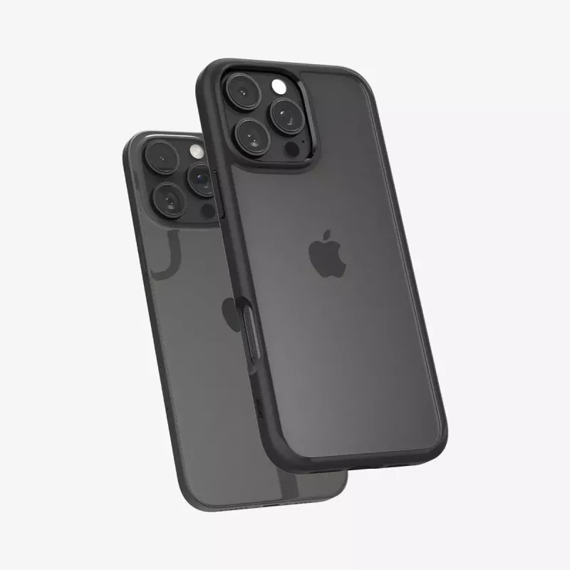 Funda para móvil Spigen Ultra Hybrid funda negra para iPhone 16 Pro