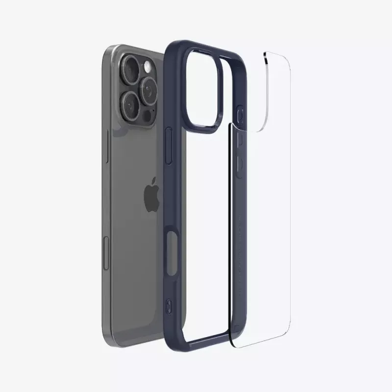 Funda para móvil Spigen Ultra Hybrid funda navy para iPhone 16 Pro