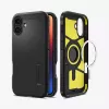 Spigen Tough Armor AI (MagFit) funda para móvil negra 15,5 cm