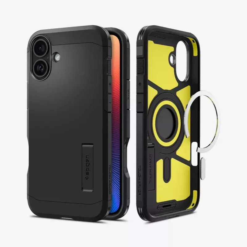 Spigen Tough Armor AI (MagFit) funda para móvil negra 15,5 cm