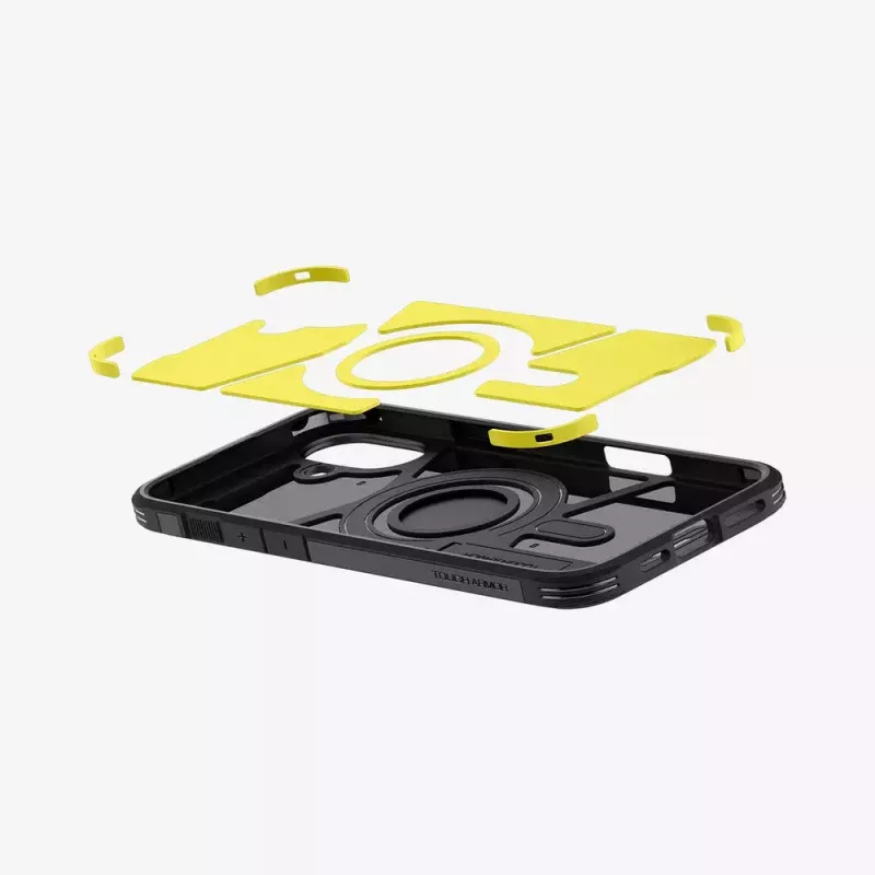 Spigen Tough Armor AI (MagFit) funda para móvil negra 15,5 cm