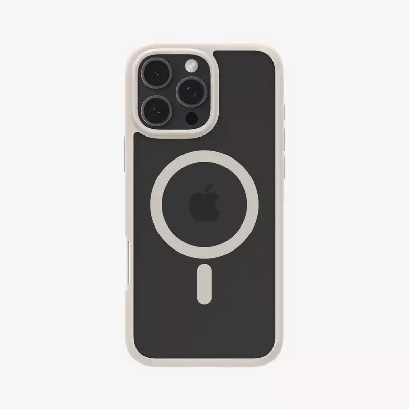 Spigen Ultra Hybrid (MagFit) funda para móvil beige transparente