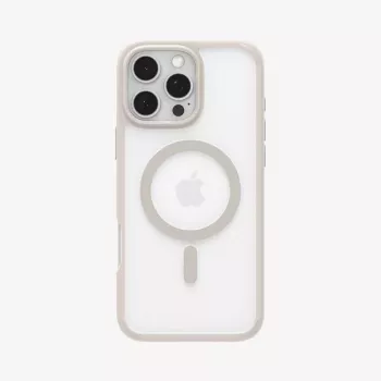 Spigen Ultra Hybrid (MagFit) funda para móvil beige transparente