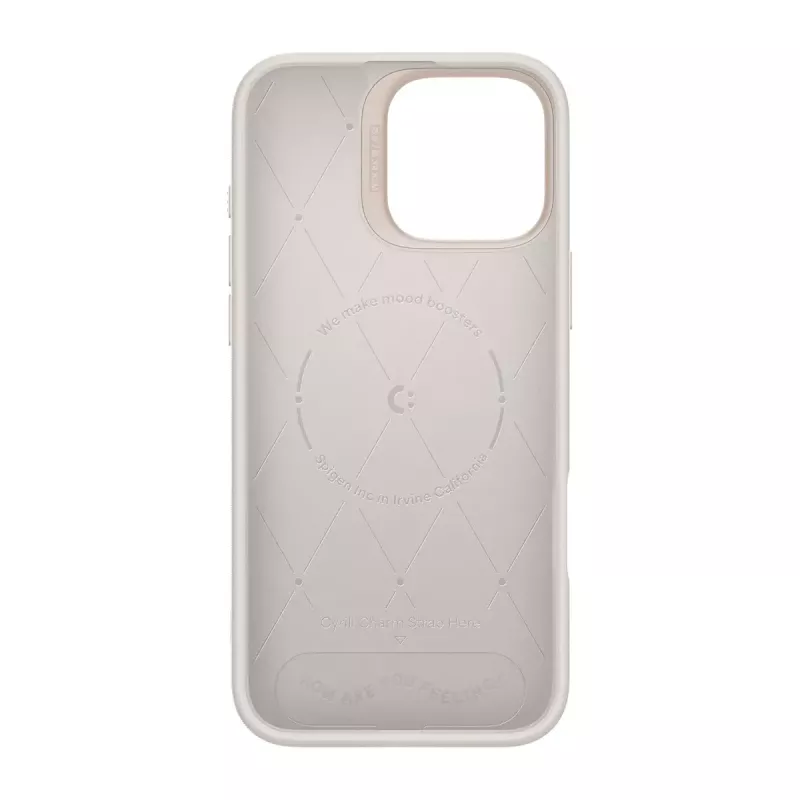 Funda CYRILL Kajuk Mag iPhone 16 Pro Max crema monocromático