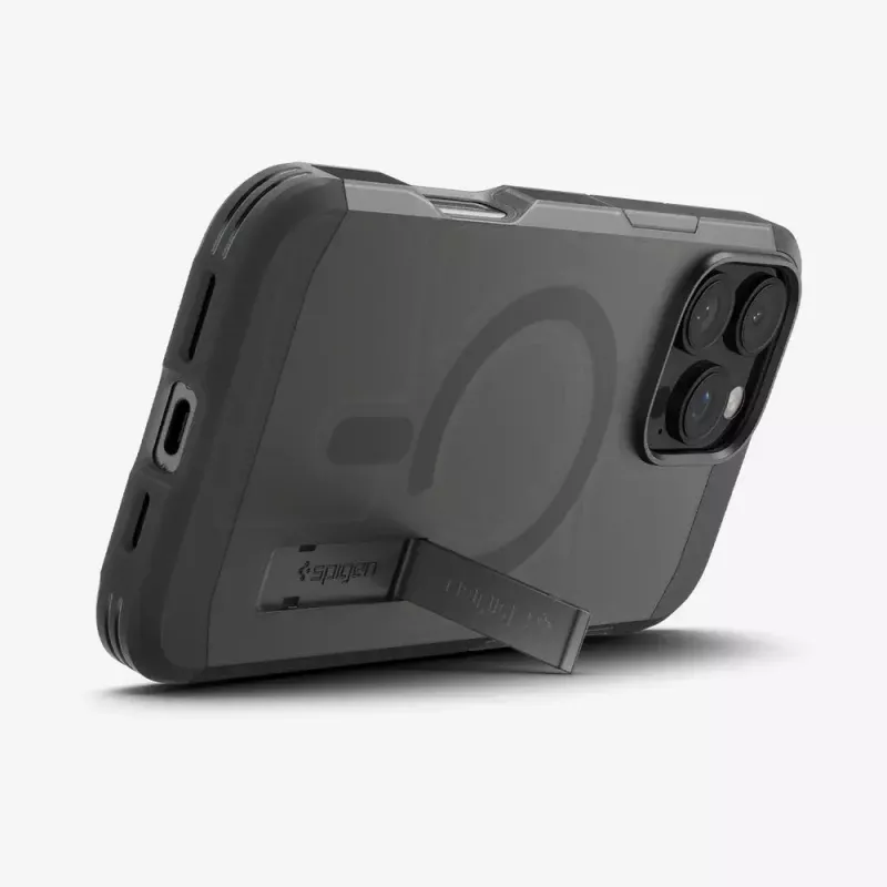 Funda Spigen Tough Armor AI MagFit iPhone 16 Pro Max negra