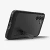 Funda Spigen Tough Armor Galaxy S24 FE negra con soporte de sobremesa