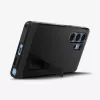 Funda Spigen Galaxy S25 Ultra Tough Armor AI negra con soporte de sobremesa