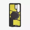 Funda Spigen Galaxy S25 Ultra Tough Armor AI gunmetal monocromático