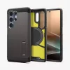 Funda Spigen Galaxy S25 Ultra Tough Armor AI gunmetal monocromático