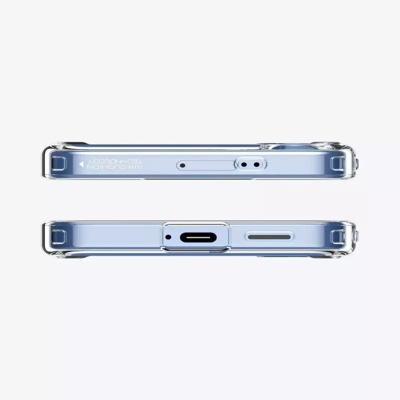 Spigen Ultra Hybrid Crystal Clear Funda para Samsung Galaxy S25, transparente