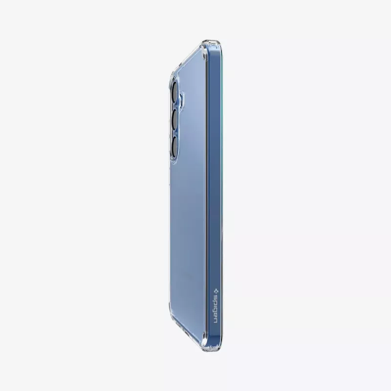 Spigen Ultra Hybrid Crystal Clear Funda para Samsung Galaxy S25, transparente