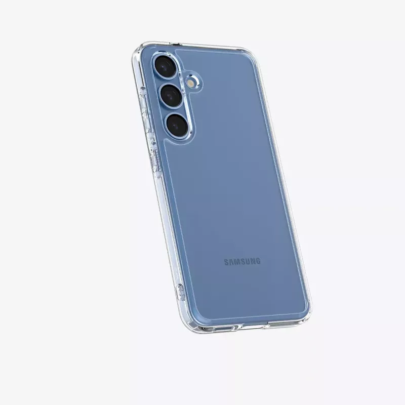 Spigen Ultra Hybrid Crystal Clear Funda para Samsung Galaxy S25, transparente