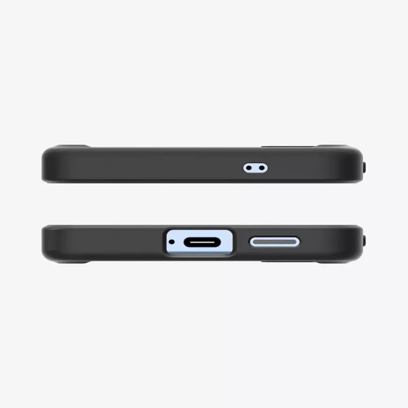 Spigen Ultra Hybrid Frost Black Funda para Samsung Galaxy S25, negra