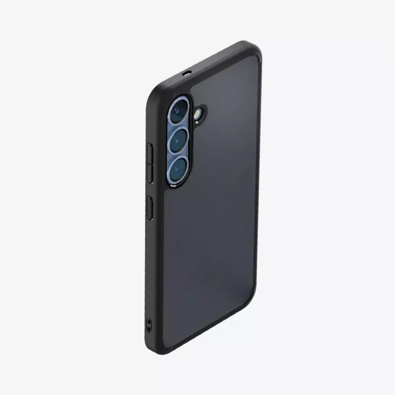 Spigen Ultra Hybrid Frost Black Funda para Samsung Galaxy S25, negra