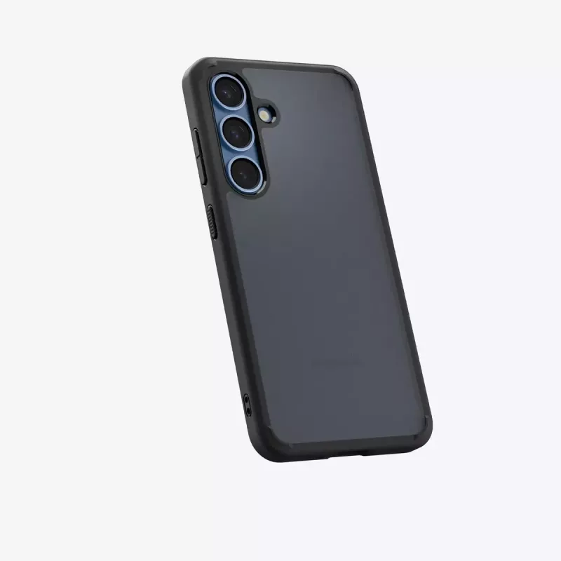 Spigen Ultra Hybrid Frost Black Funda para Samsung Galaxy S25, negra