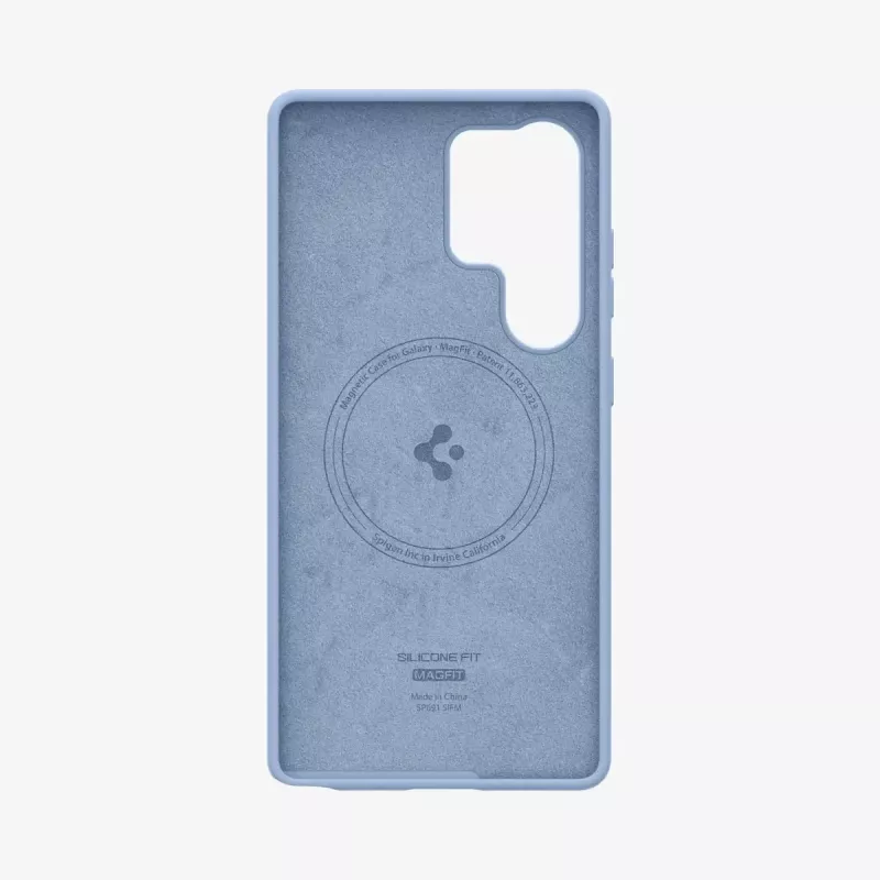 Funda Spigen Galaxy S25 Ultra Silicone Fit MagFit azul zafiro