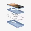 Funda Spigen Galaxy S25 Ultra Silicone Fit MagFit azul zafiro