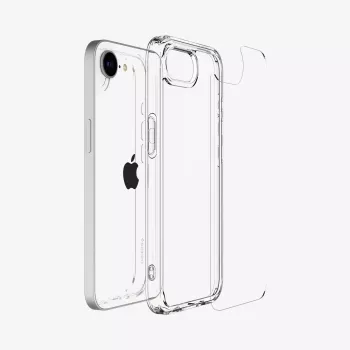 Funda Spigen Ultra Hybrid iPhone 16e transparente 6.1 pulgadas