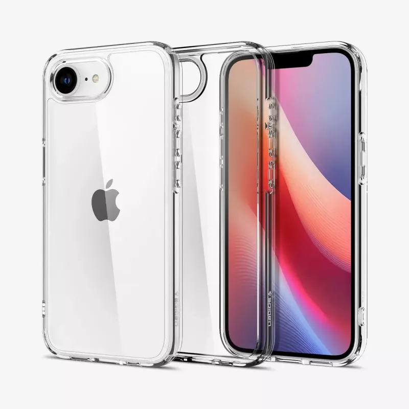 Funda Spigen Ultra Hybrid iPhone 16e transparente 6.1 pulgadas
