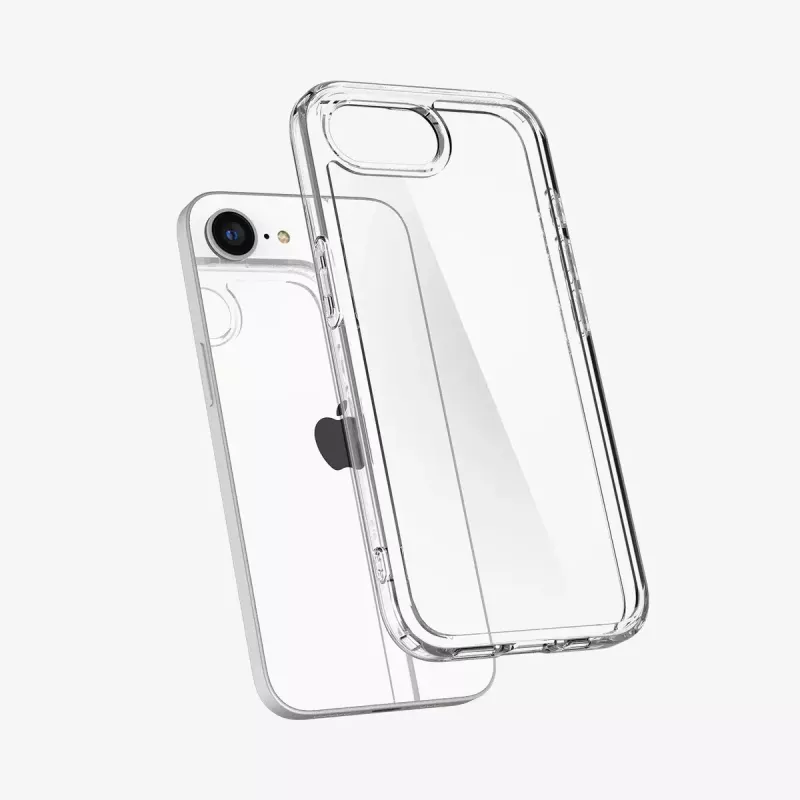 Funda Spigen Ultra Hybrid iPhone 16e transparente 6.1 pulgadas
